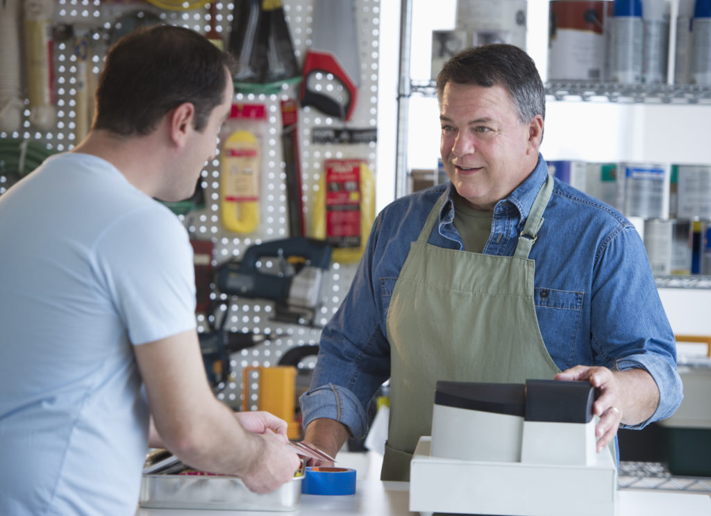 Job owner. Hardware Store ads.