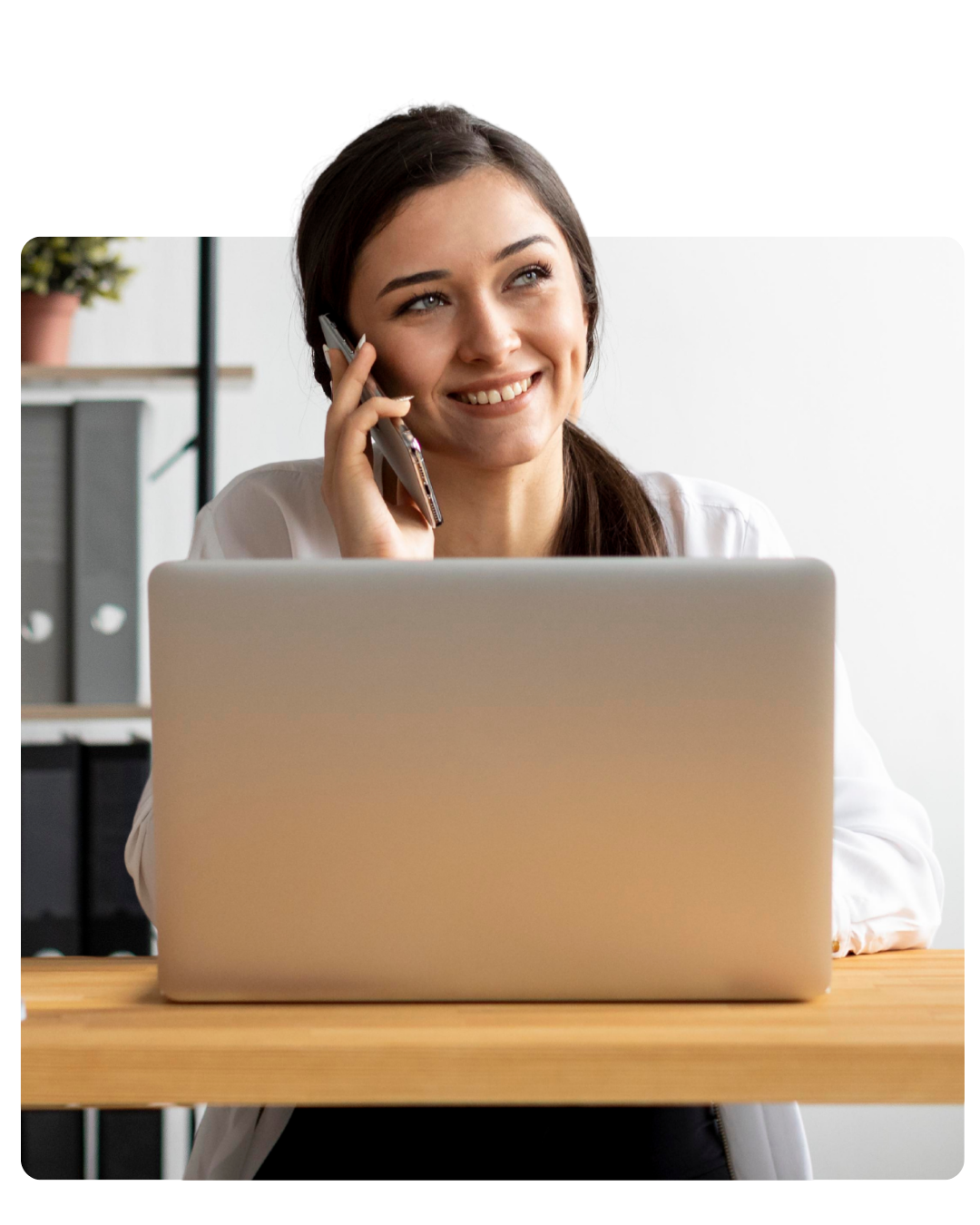 Mujer Empresaria Éxito Trabajo Inspiracional Instagram Gris